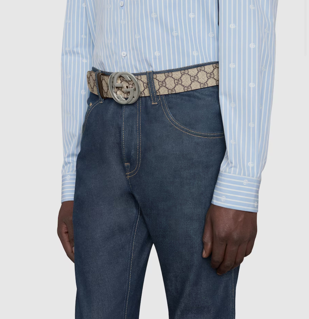 "GG" Belt und Wallet