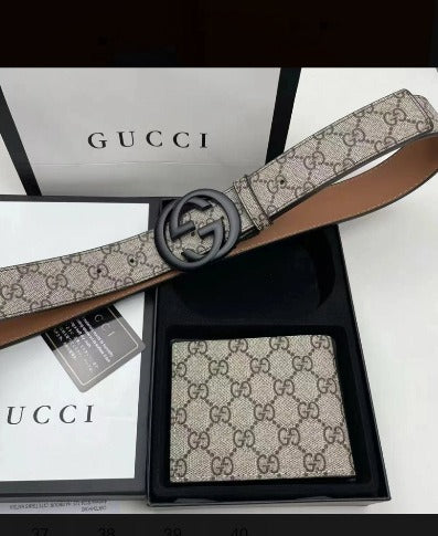 "GG" Belt und Wallet