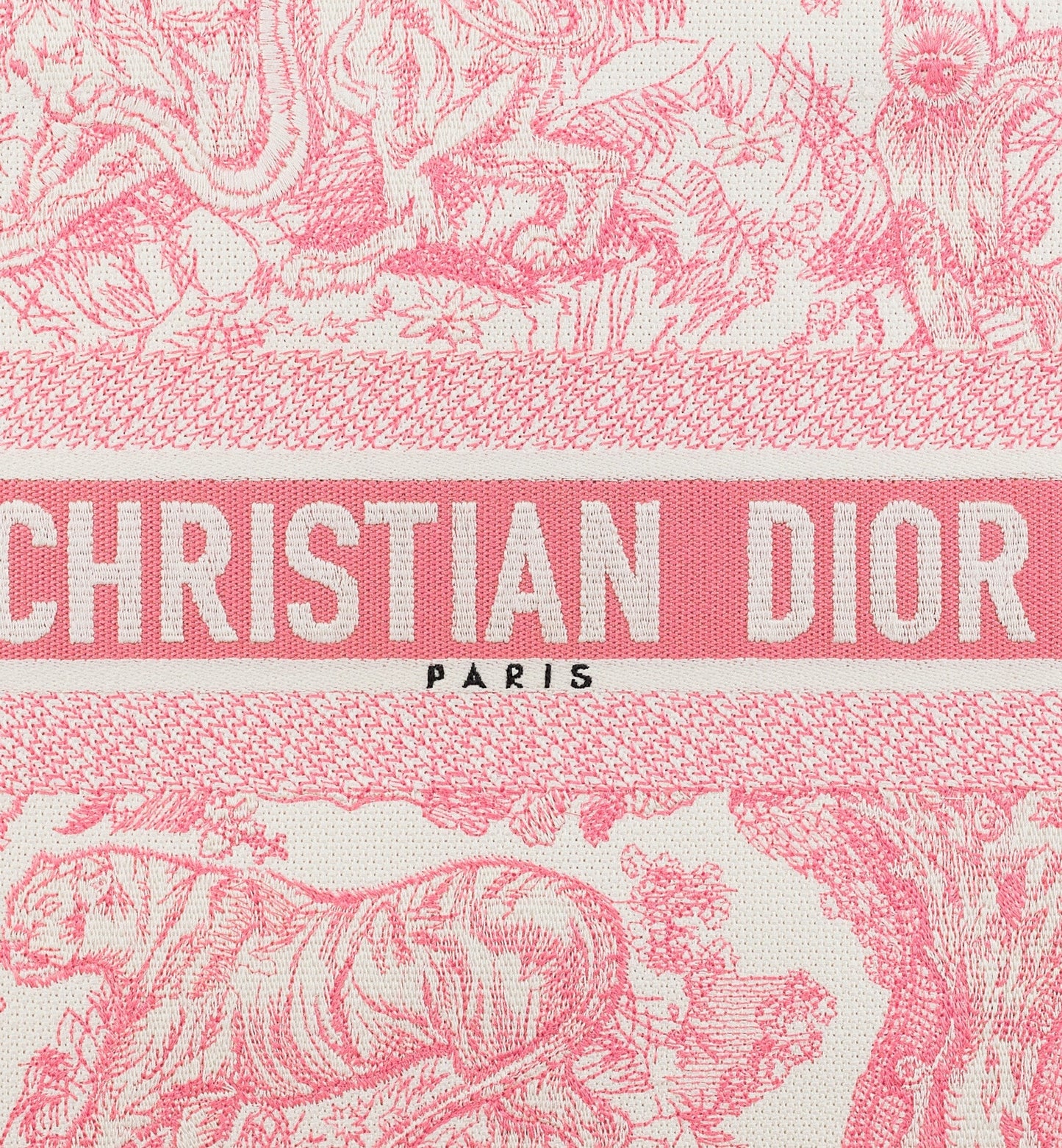 DIOR PINK TIGER BOOK TOTE